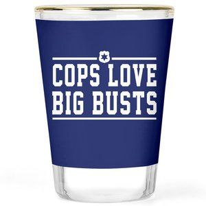 Police Shot Glass - Police Officer Gift - Funny Cop Shot Glasses - Law Enforce